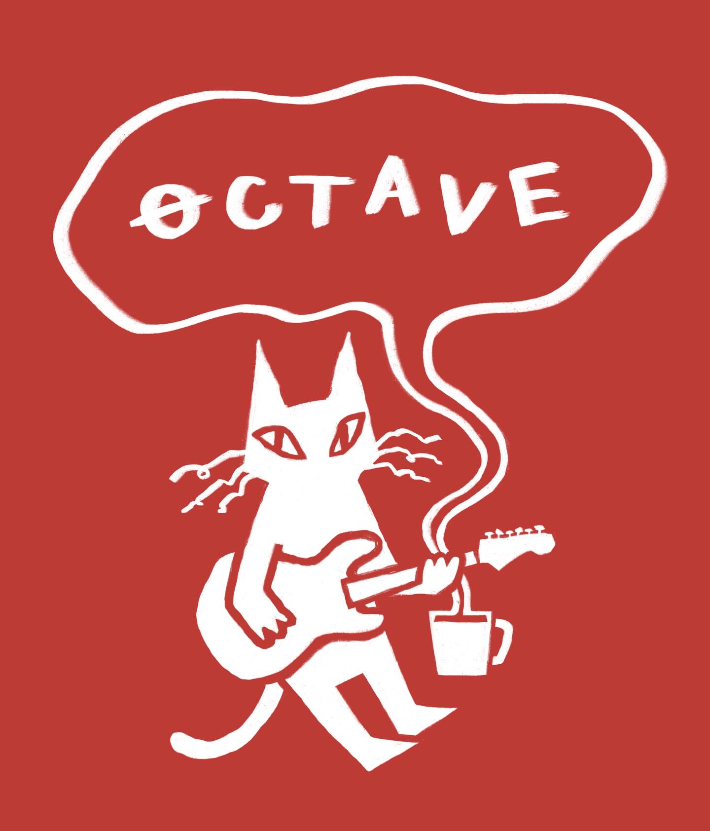 Octave poster — the cat says the name